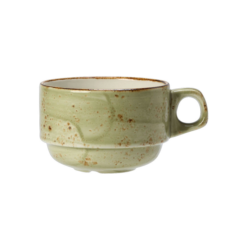 CRAFT BLUE Stacking Cup Slimline, Green/Brown