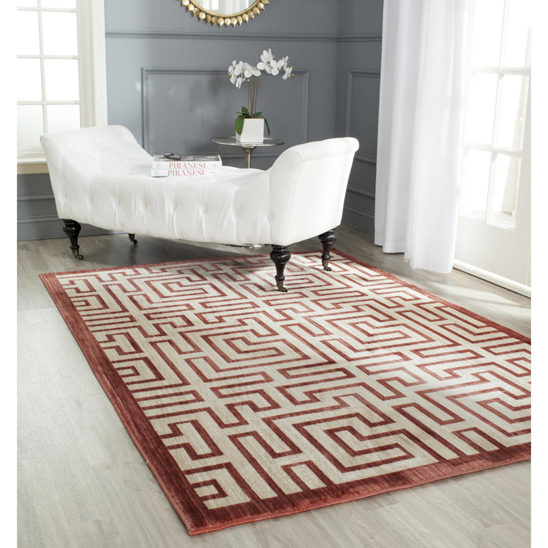 Tapis performance géométrique Sarabia Infinity, Rectangle 4 pi x 6 pi