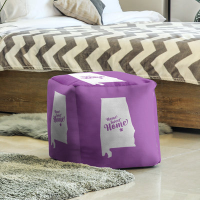 Home Sweet Montgomery Cube Ottoman