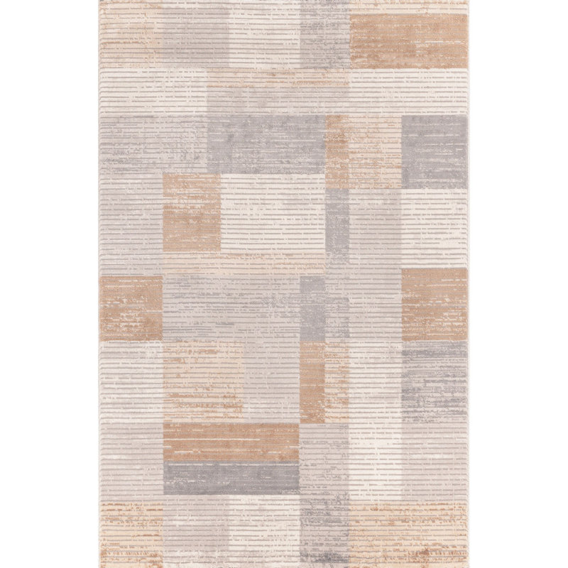 Luxurious Hall Carpet (31.5 x 59.1 inches), Grey/Beige/Brown, 60% Polypropylene & 40% Polyester | 1500 g/m², 0.3 in Pile Height | 461000 Thread Points | Easy to Clean with Spot Remover, Ideal for Modern Home Décor