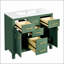 72 Inch Modern Freestanding Bathroom Vanity Set With Ceramic Sink And Ample Storage, Durable Solid Wood Frame And Sleek Design-535692867