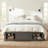 Queen Size Bed With Built-In Storage, Modern Style, And Pinewood, Space-Conscious Bedroom Solution Frame, , Space, Material, Suitable For Small Apartment Bedrooms-2093091136