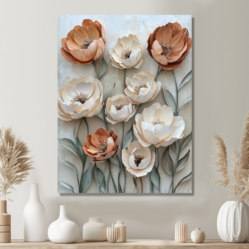 Bellver - salon d'art mural floral, H 40 po x l 30 po, Toile tendue, Ne s’applique pas