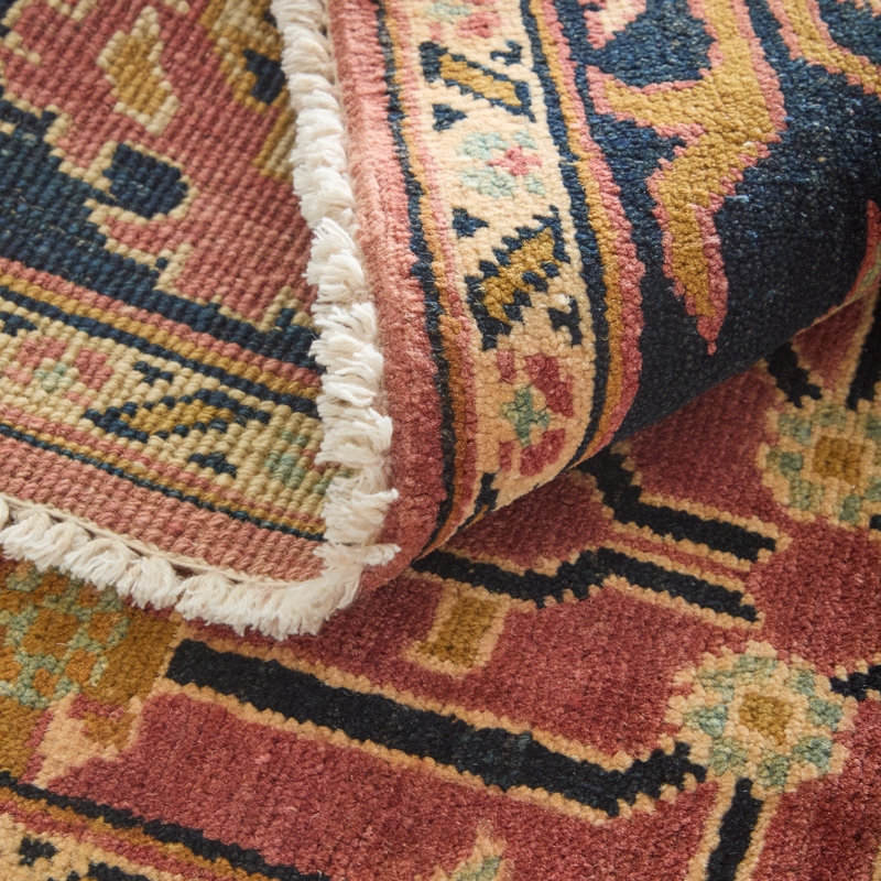 Tapis oriental bleu Alton, Rectangle 8 pi 6 po x 11 pi 6 po