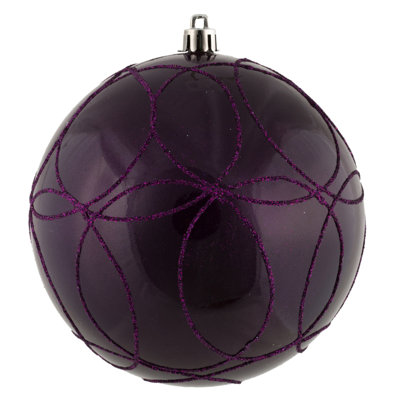Ornement boule bonbon