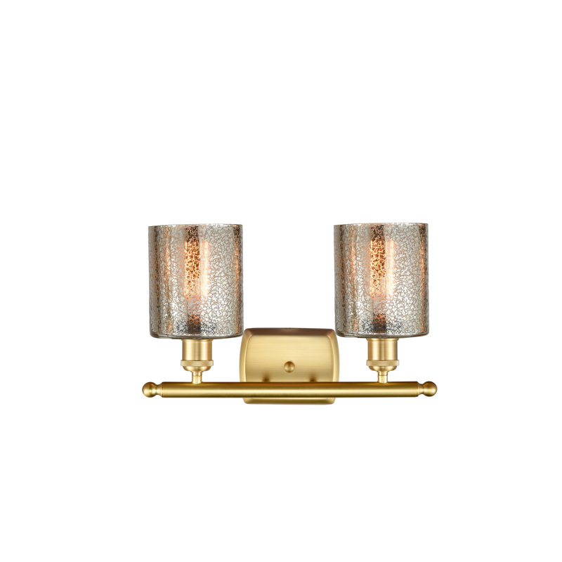 Leilani 2 - Light Dimmable Vanity Light, Satin Gold