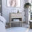 22" Light Gray Wood One Drawer Nightstand