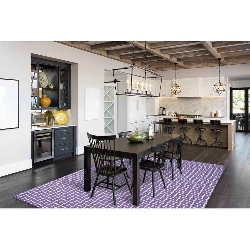 Chenille Geometric Indoor Rug, Rectangle 8' x 10'