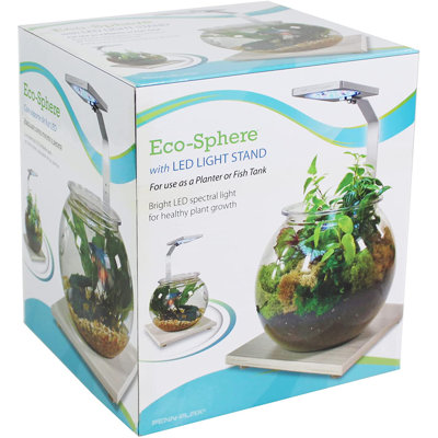  1.1 Gallons Eco-Sphere Round Fish Bowl