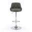 Dayanah Swivel Upholstered Adjustable Height Counter Stool with Metal Frame-1344413979
