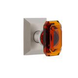 Grandeur Concealed Screw Mechanism Geometric Knob with Square Rosette