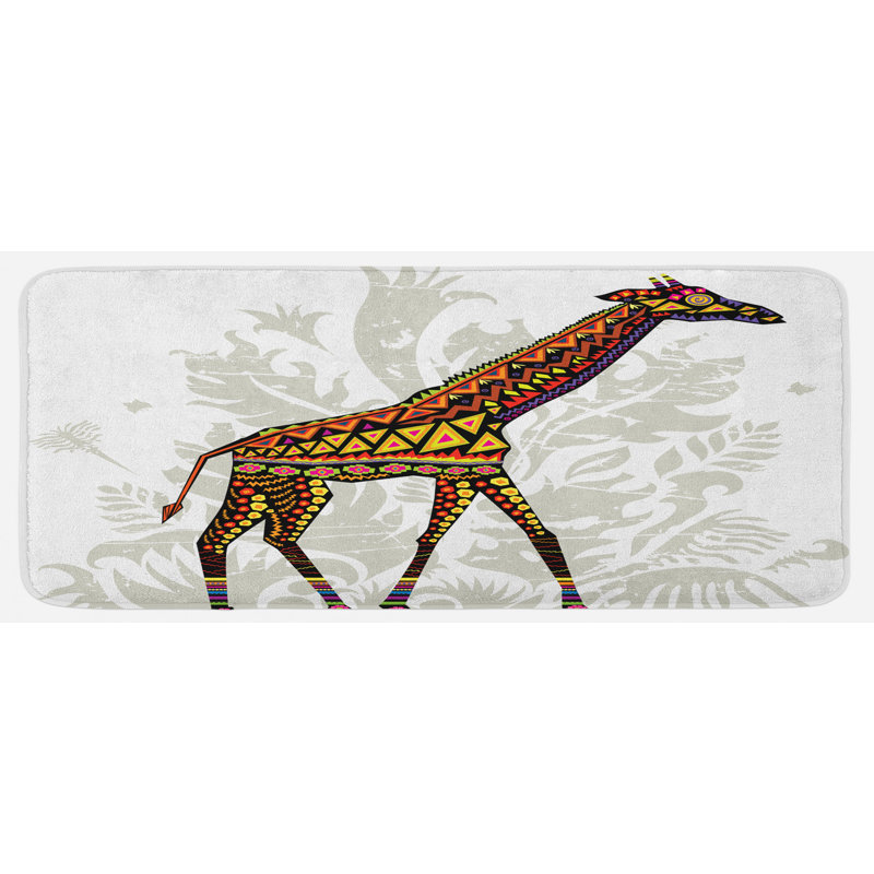 Eclectic Polyester Kitchen Mat