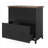 2-Drawer File Cabinet, Rustic Filing Cabinet For Home Office