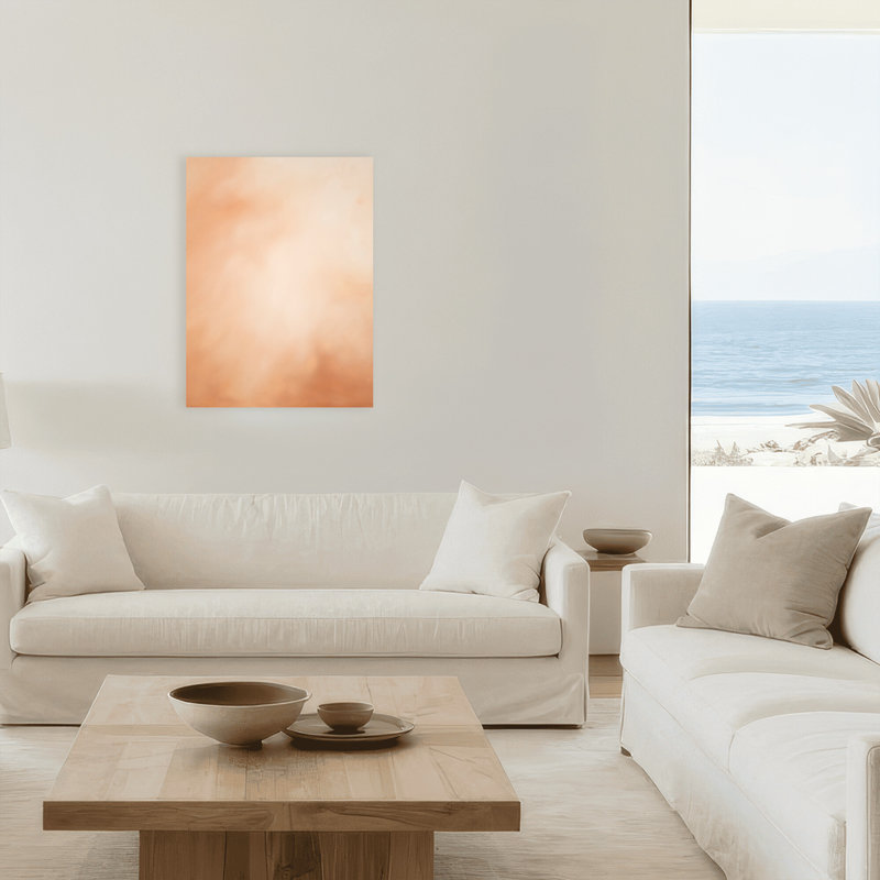 «Abstract Underwater Clouds XVII» par Megan James, reproduction sur toile flottante, H 40 po x l 30 po x P 1,5 po