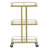 Khalis Salon Metal Multi-Purpose Utility Trolley Cart, Rolling Cart with Wheels