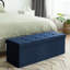 110x38x38cm Linen Upholstered Storage Bench-121935963