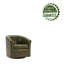 Fauteuil d'appoint pivotant en similicuir Minnetrista-434553163