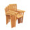 Hari Outdoor Teak Dining Armchair