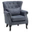Trowbridge Upholstered Linen Wingback Chair-1518145115