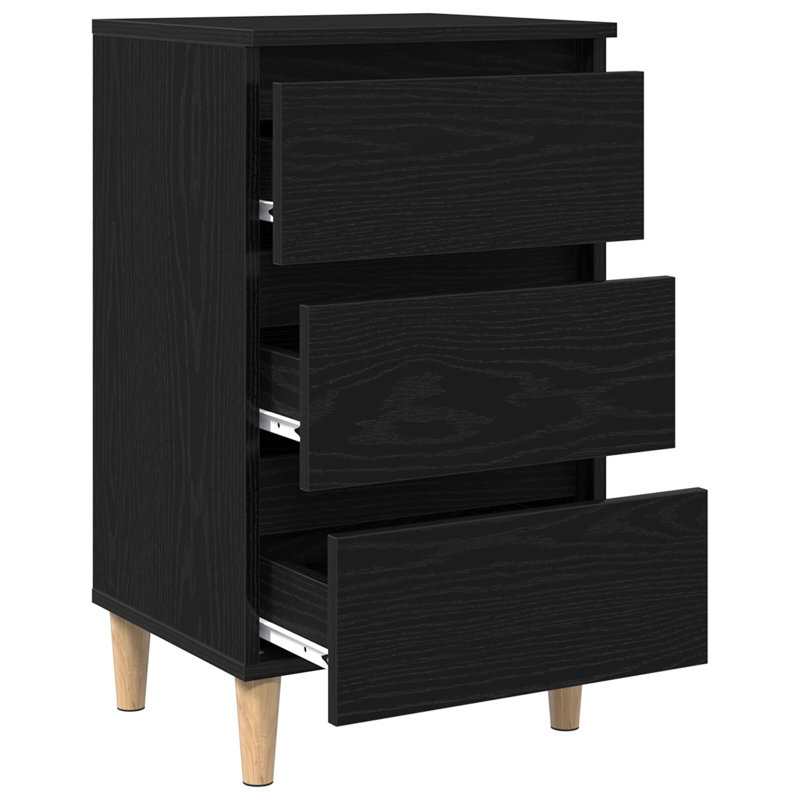 40cm W Manufactured Wood Bedside Table