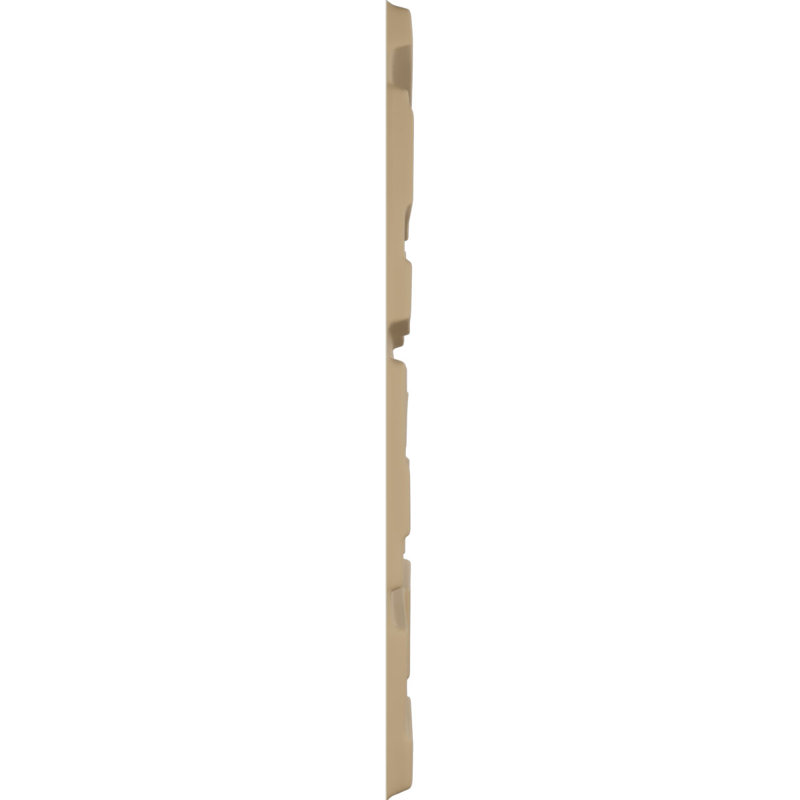Panneau mural décoratif décalé 3D EnduraWall, Beige fumé satiné UltraCover