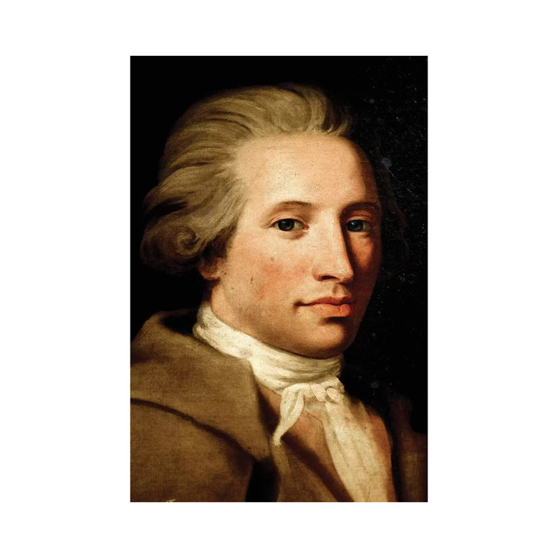 Portrait Of Antonio Maria Gaspare Sacchini by Elisabeth Louise Vigee Le Brun - Wrapped Canvas Painting