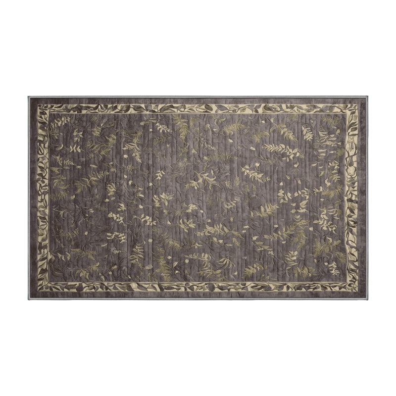 Tapis gris lavable à la machine, Tapis de couloir 2 pi x 4 pi