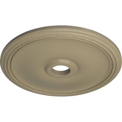 Endurathane Theia Ceiling Medallion, 24"OD x 3 5/8"ID x 1 3/4"P (Fits Canopies up to 6 3/4"), Hand-Painted Gobi Desert Finish