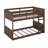 Twin Over Twin Floor Bunk Bed-393502638