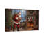Foyer de Noël avec arbre de Noël et père Noël-1409369941