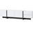 Modern 80" Tv Cabinet: White Contemporary With Finish And Spacious Room For Items Stand Displays: , Surface, Abundant Storage-130420534