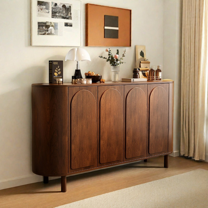 Buffets rétro en bois manufacturé polyvalent