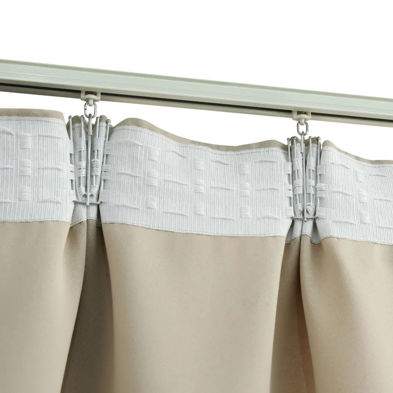 Chol Blackout Curtain Pair, Width 140 x Drop 225cm, Beige