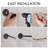 4 Pieces Shelf Bracket Kit