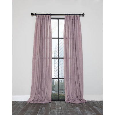 Baltras Semi Sheer Curtain Single Panel