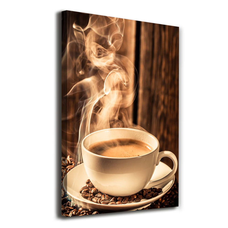 Aromatic Coffee - Wrapped Canvas Print