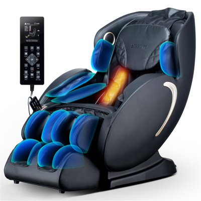 Fauteuil de massage 3D Zero Gravity, fauteuil inclinable de shiatsu complet avec application