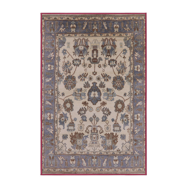 Tapis oriental beige Gannet, Rectangle 8 pi x 12 pi