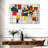 Avery Abstract Squares World Map-107844884