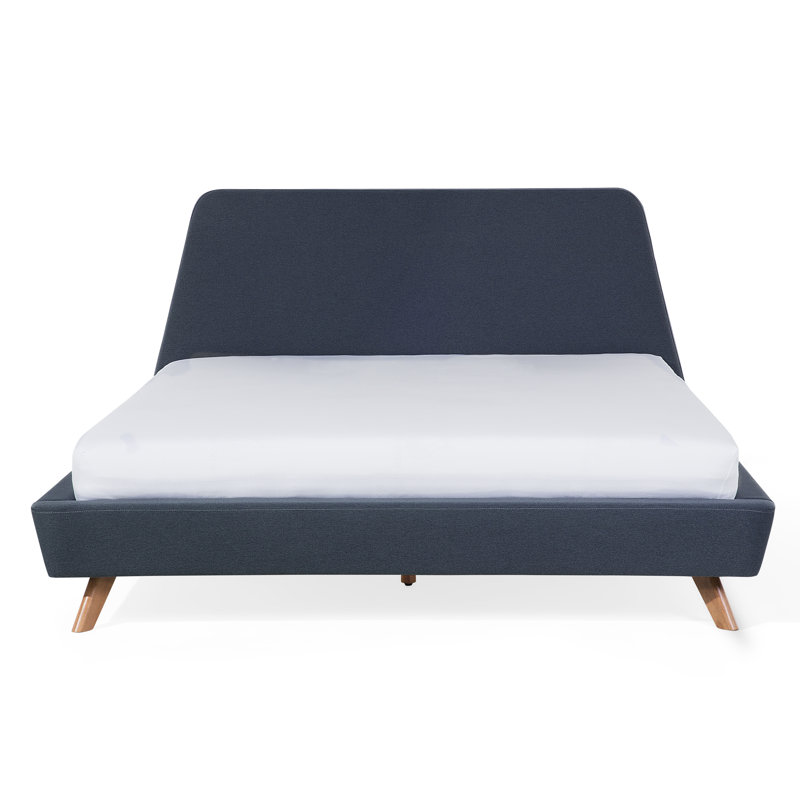 European Kingsize (160 x 200cm)  Upholstered Bed Frame, European Kingsize (160 x 200cm), Dark Blue
