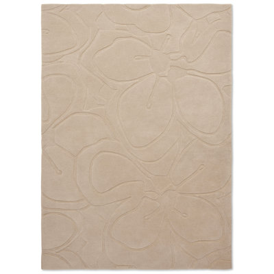 Wool Area Rug in Cream