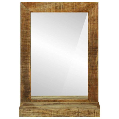 Solid Wood Rectangle Mirror