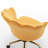 Izdyhaar Velvet Swivel Task Chair with Tufted Back-1617736438