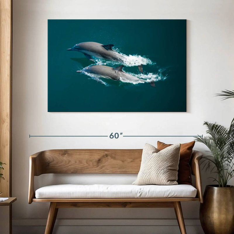Mer des dauphins de Cortes, H 32 po x l 48 po