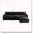 Corduroy Fabric 3-Seater Comfy Cloud Couch with Movable Footrest for Living Room-78846399