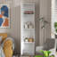 Tall Narrow Storage Cabinet 70.87" Tall Bathroom Cabinet With 3 Adjustable Shelves-123032006