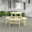 Marblehead 8 - Person Wood Patio Dining Set with Round Table