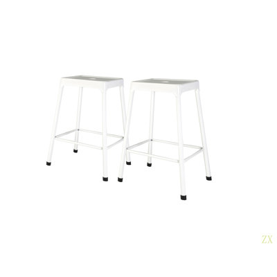Tabouret de comptoir thermolaqué, ensemble de 2