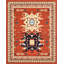 Tapis oriental en terre cuite Eesi-19399736