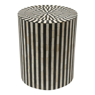Solid + Manufactured Wood Accent Stool